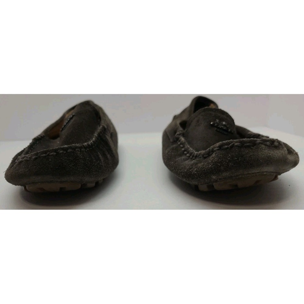 Coach Amber Brown Moccasins Coach New York Carriage Logo Size 7.5 B - Picture 10 of 11